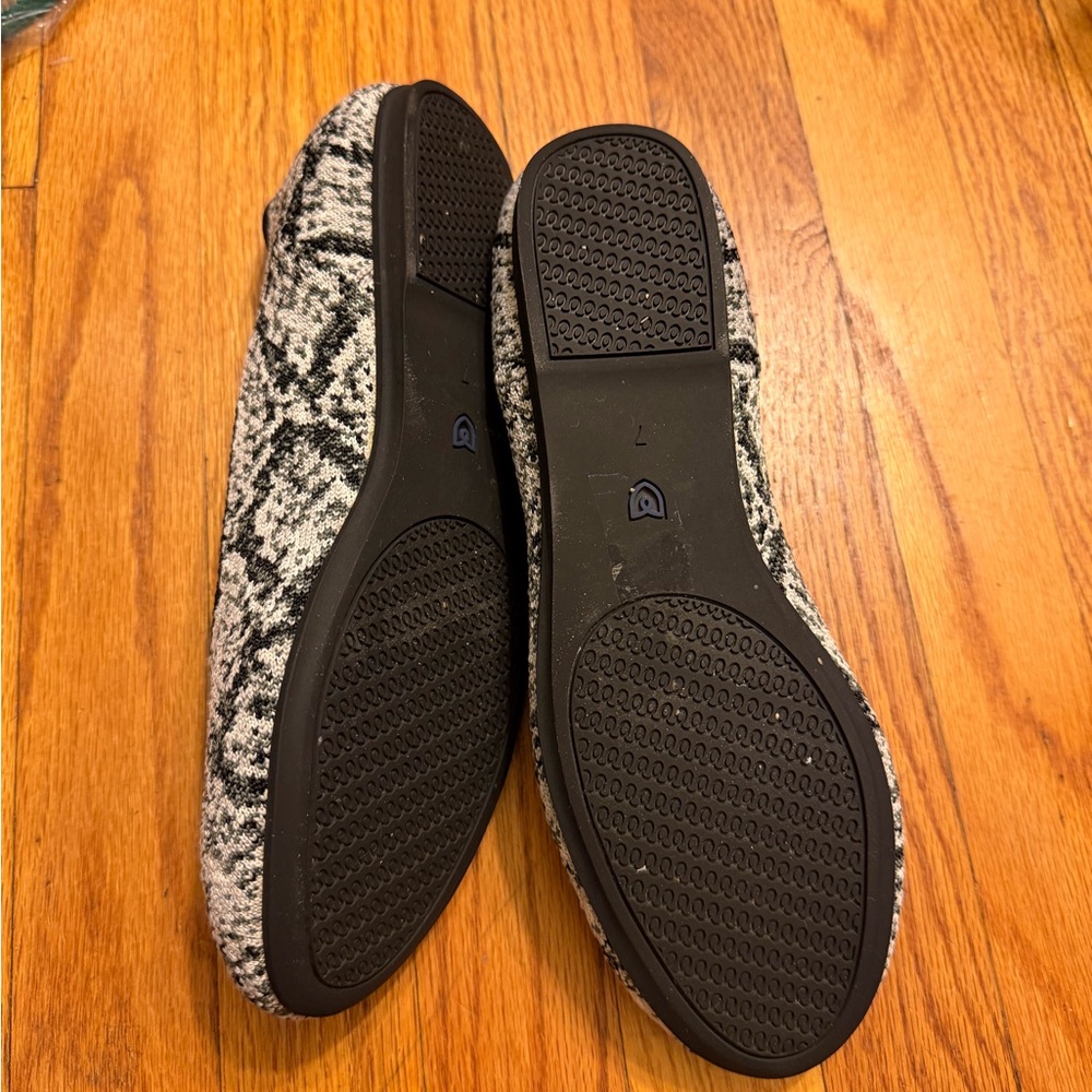 Rothy's The Flat Round Toe Knit Python Ballet Sho… - image 4